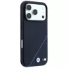 BMW M Tire Track Blue Line MagSafe-hoesje voor iPhone 18 Pro Max / 17 Pro Max - navy blue