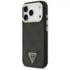 GUESS 4G Triangle Logo MagSafe-hoesje voor iPhone 18 Pro / 17 Pro - zwart & goud