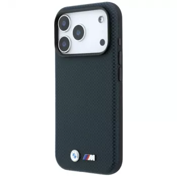 BMW M Quadrille Kevlar Metaal-logo MagSafe-hoesje voor iPhone 18 Pro / 17 Pro - marineblauw