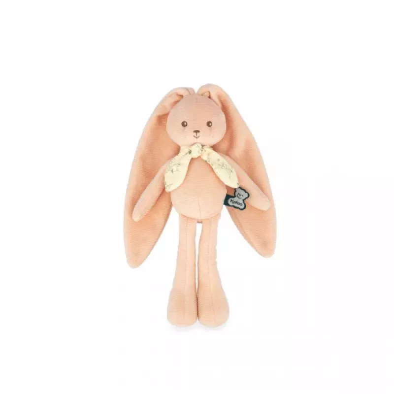 Kaloo Lapinoo perzikroze pluchen konijn 25 cm in geschenkdoos