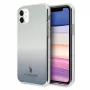 U.S. POLO ASSN. USHCN61TRDGLB iPhone 11 achterkanthoes met blauw kleurverloopmotief