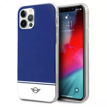 MINI MORRIS Mini MIHCP12MPCUBINA iPhone 12/12 Pro 6,1 inch navy hard case Stripe Collection