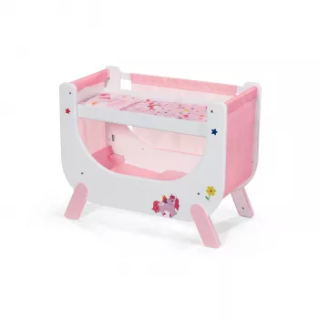 ZAPF CREATION BABY born eenhoorn wiegje voor poppen tot 43 cm