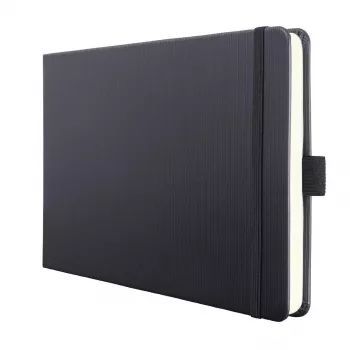 SIGEL CO201 Notitieboek A5 blanco zwart 66 bladen