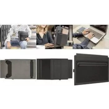 SIGEL BA510 Laptophoes tot 14 inch met standfunctie, vilt, grijs