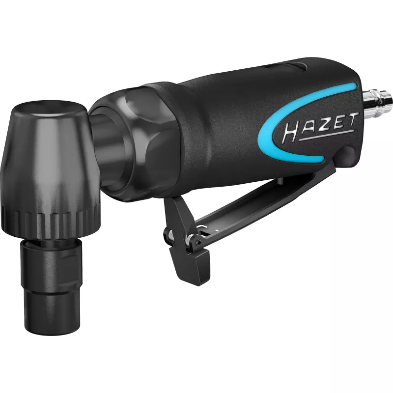 HAZET Mini-haakse slijper 9032M-5 pneumatisch 18.000 t/min 90° kop zwart/blauw
