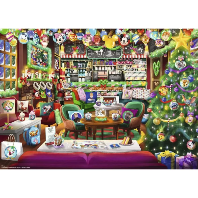 Ravensburger puzzel Disney Christmas Cafe (1000 stukjes)