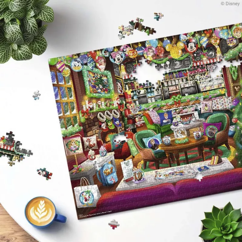 Ravensburger puzzel Disney Christmas Cafe (1000 stukjes)