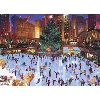 RAVENSBURGER 1000 stukjes puzzel – Kerstmagie bij Rockefeller Center