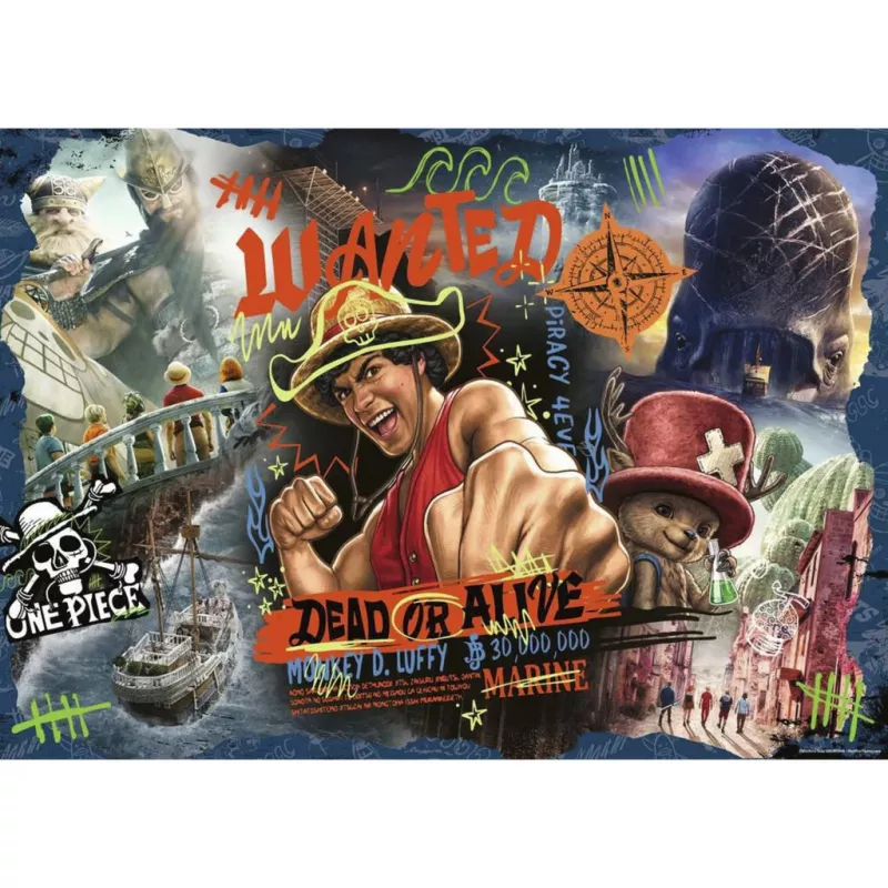 RAVENSBURGER puzzel One Piece - Adventure Awaits! (1000 stukjes)