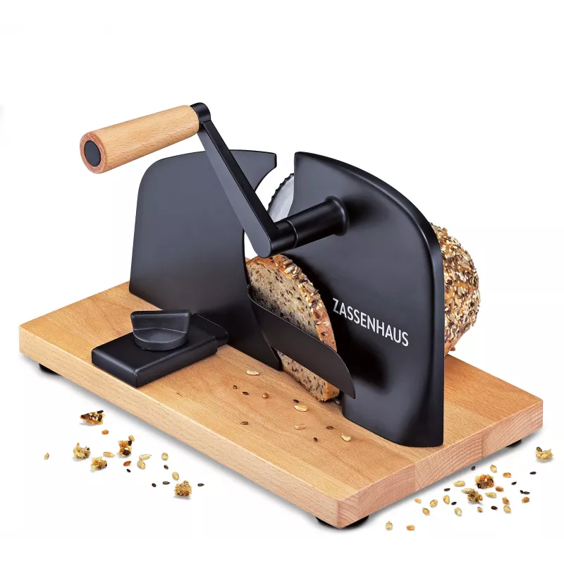 Zassenhaus handmatige broodsnijder PURE zwart