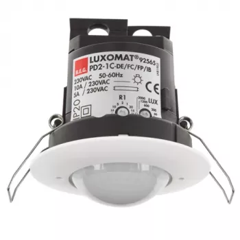 BEG BRCK LUXOMAT PD2-M-1C-DE plafondinbouw aanwezigheidsmelder, 1-kanaals, wit