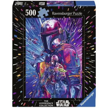 RAVENSBURGER puzzel Star Wars Hyper Space Collection: The Mandalorian (500 stukjes, grote stukjes)