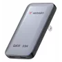 Verbatim Slim GaN-opladers 2 poorten 65W (EU/UK/US) grijs