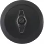 Hager WTW1000BG centraalplaat met draaiknop, serie 1930, glanzend zwart