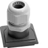 Hager Tehalit WNA701 M20x1.5 kabelwartel met contramoer voor W.1-behuizing, grijs
