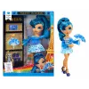 Rainbow High Pretty in Paris modepop - Skyler, volledig beweegbaar, 2 outfits, blauw haar, vanaf 6 jaar