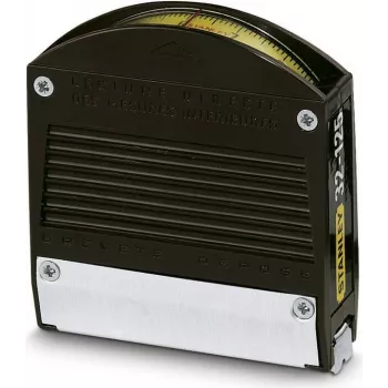 STANLEY BLACK&DECKER Panoramic rolmaat 3m x 12,7mm metrische stalen band met Mylar-coating, ABS-behuizing, True-Zero haak, riemclip, geel/zwart