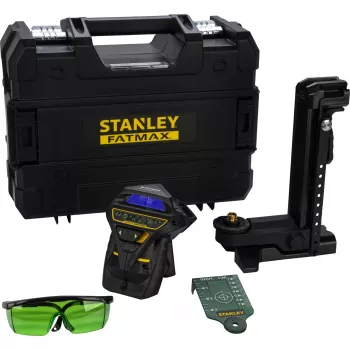 Stanley FatMax X3G 360° Green Beam 3-vlaks laser met TSTAK-koffer, 35m bereik, 10.8V Li-Ion