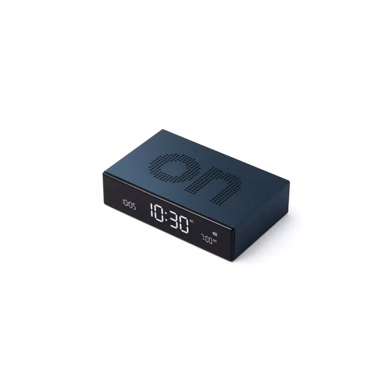 Lexon Flip Premium dubbelzijdige wekker blauw LR152B