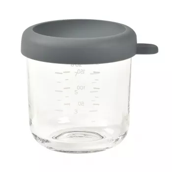 BEABA glazen bewaarpot met luchtdicht deksel 250 ml Mineral