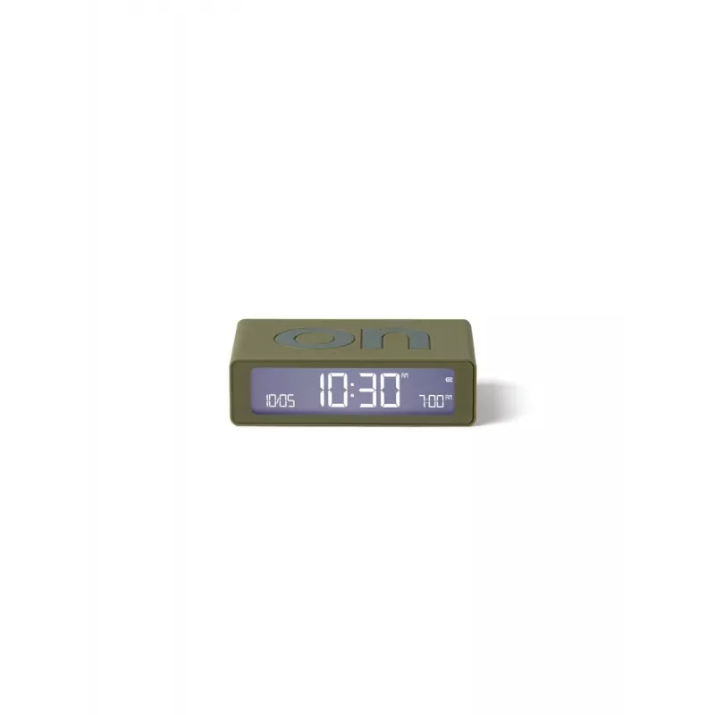 Lexon Flip Mini omkeerbare wekker khaki