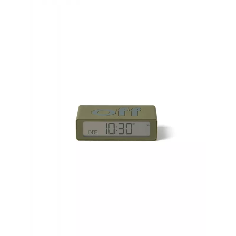 Lexon Flip Mini omkeerbare wekker khaki