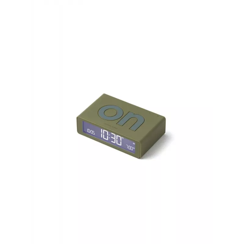 Lexon Flip Mini omkeerbare wekker khaki