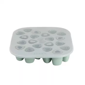 Beaba Multiportions diepvriesbak 20 x 35 ml siliconen saliegroen