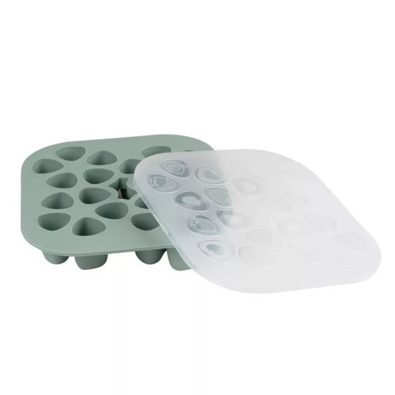 Beaba Multiportions diepvriesbak 20 x 35 ml siliconen saliegroen