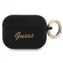 GUESS GUAPSSSK AirPods Pro hoesje zwart siliconen Vintage Script