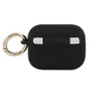 GUESS GUAPSSSK AirPods Pro hoesje zwart siliconen Vintage Script
