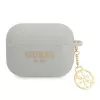 Guess GUAPLSC4EG AirPods Pro hoesje grijs siliconen Charm 4G collectie