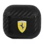 Ferrari FESA3CABK AirPods 3 hoesje On Track PU Carbon Black
