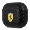 Ferrari FESA3CABK AirPods 3 hoesje On Track PU Carbon Black