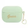 GUESS GUAPLSCHSN AirPods Pro hoesje groen siliconen Charm Heart Collection