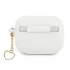 Guess GUAPLSCHSH AirPods Pro-hoesje wit siliconen Charm Heart Collection