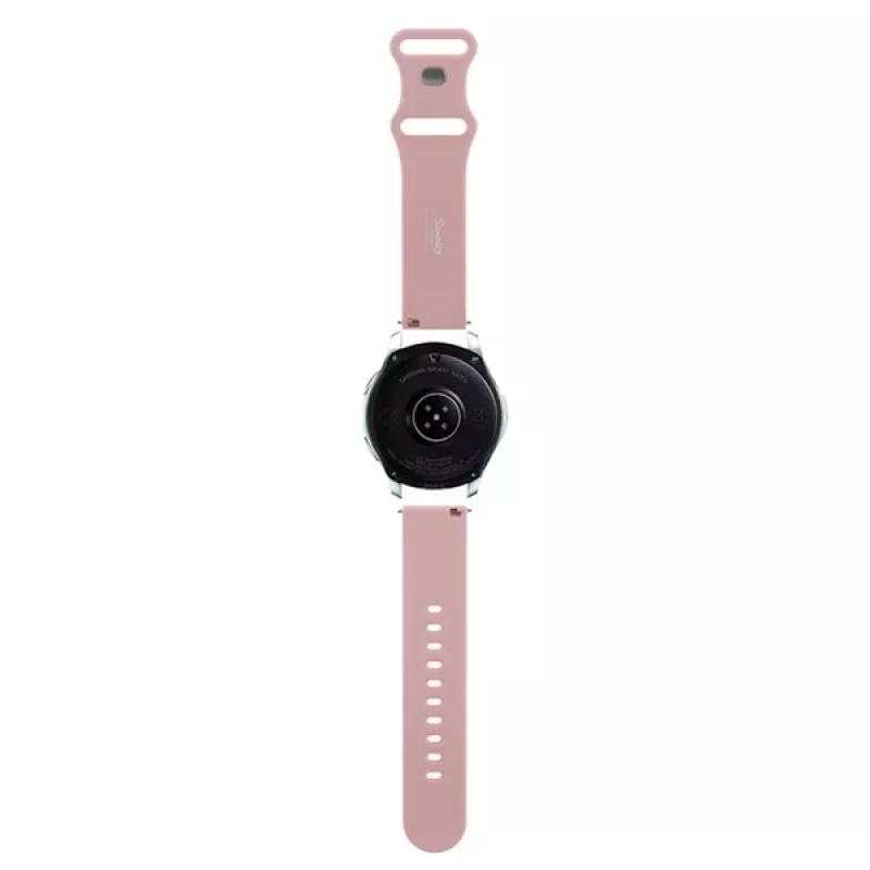 Hello Kitty universele siliconen armband 22 mm roze Kitty-kop ontwerp