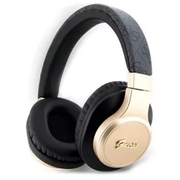 GUESS GUBH604GEMK Bluetooth over-ear koptelefoon zwart 4G Script