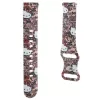 Hello Kitty universele siliconen armband met graffiti-tags patroon, roze, 20 mm
