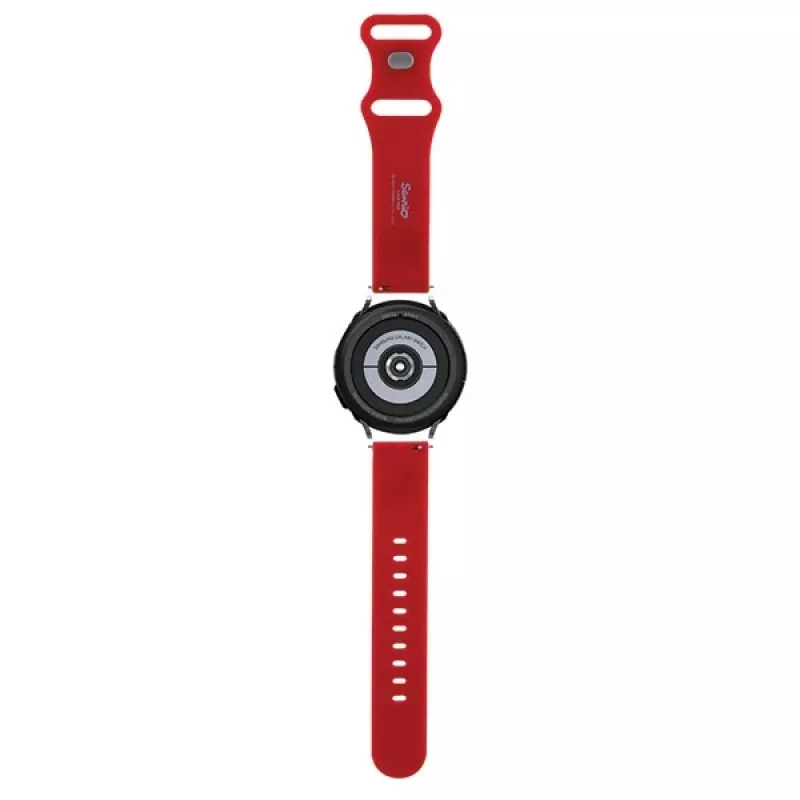 Hello Kitty universele siliconen armband HKUWMSCHBLR rode Kitty-kop 20 mm