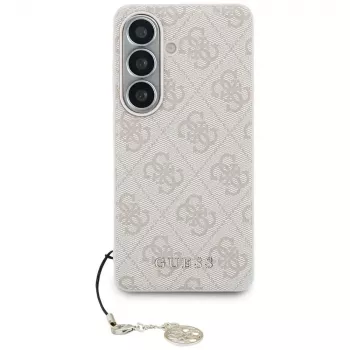 GUESS 4G Classic Logo Charm MagSafe-hoesje voor Samsung Galaxy S26 - roze