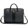 GUESS 4G Round & Classic Logos Stripe 16 inch laptoptas zwart