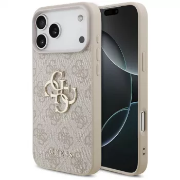 GUESS 4G Big Logo hoesje voor Apple iPhone 17 Pro Max / 18 Pro Max - roze