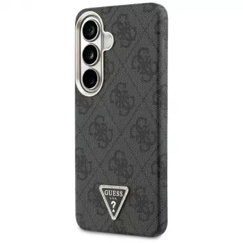 Guess 4G Triangle Logo MagSafe-hoesje voor Samsung Galaxy S26 - zwart
