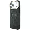 GUESS Embossed 4G Classic MagSafe-hoesje voor iPhone 17 Pro Max / 18 Pro Max - zwart