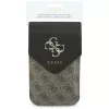 GUESS Graines 4G & Classic Logos telefoontasje bruin