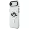 Karl Lagerfeld IML Choupette Sketch Logo MagSafe-hoesje voor iPhone Air, Transparant