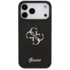 GUESS Fixed Glitter Big 4G hoesje voor iPhone 18 Pro Max / 17 Pro Max - zwart