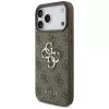 GUESS 4G Big Logo hoesje voor iPhone 17 Pro Max / 18 Pro Max - bruin
